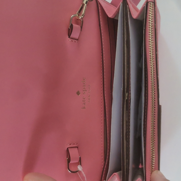 NWT Kate Spade Small Flap Wallet on A String Bag - Picture 4 of 5